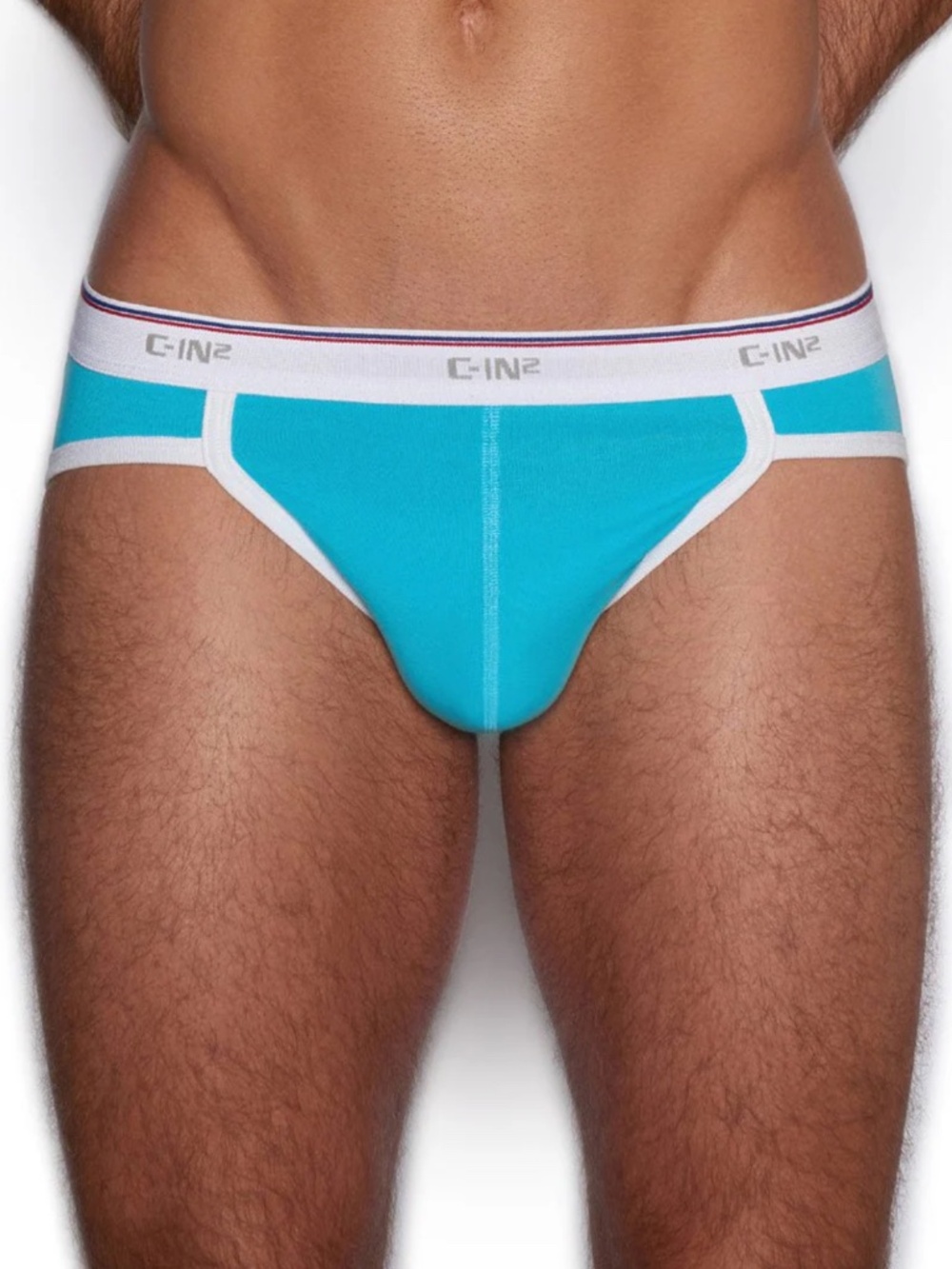 CIN2 Throwback Men's Briefs — Benicio Blue